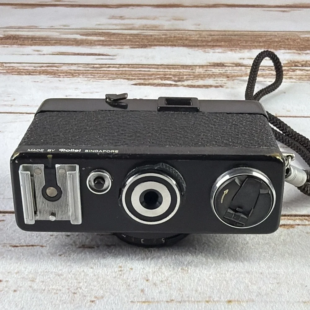 Vintage Rollei B35 35mm Compact Film Camera Carl Zeiss Black Used